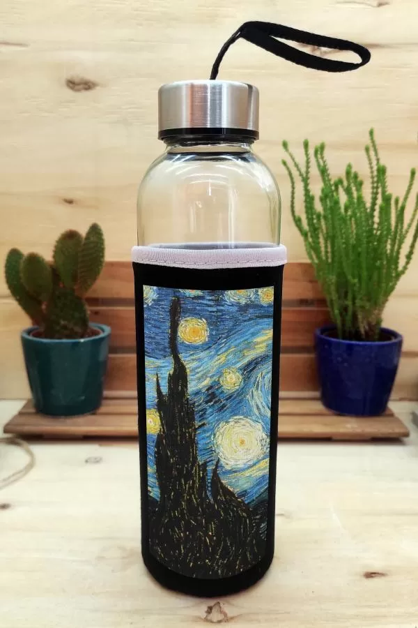 Kılıflı Cam Matara 500 ml